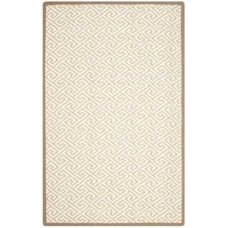 Safavieh Natural Fiber Hand Woven Rectangle Rug- Natural- 5 x 8 ft. NF462A-5